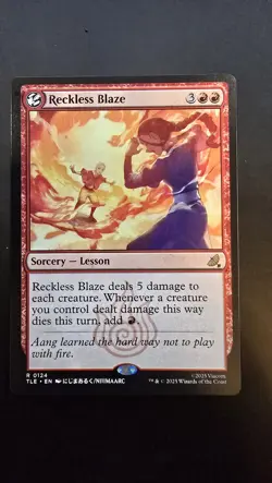 Reckless Blaze R Avatar: The Last Airbender: Eternal-Legal 124 NM - Image 1