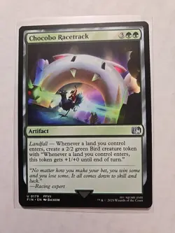 Chocobo Racetrack - Final Fantasy - LP - Uncommon - Artifact - MTG - Image 1