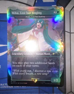 MTG - SLD - Miku, Lost but Singing - Azusa, Lost but Seeking #1597 - NM Foil - Image 1