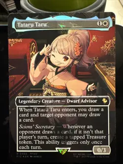 Tataru Taru (Borderless) (Chocobo Track Foil) Commander: Final Fantasy - Foil - Image 1