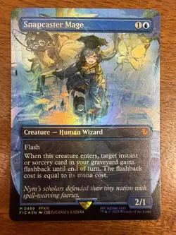 BORDERLESS CHOCOBO FOIL Snapcaster Mage Commander: Final Fantasy - Image 1