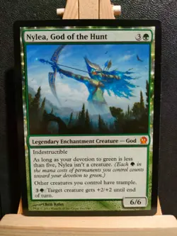 Nylea, God of the Hunt - Theros - Mythic - NM to LP (see pics) MTG - Image 1