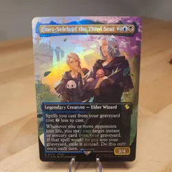 Emet-Selch of the Third Seat - Chocobo Track Foil - Final Fantasy MTG - FIN #473 - Image 1