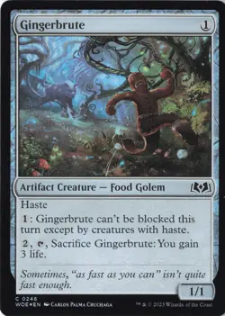 Gingerbrute C Wilds of Eldraine 246 NM Foil - Image 1