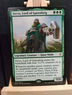 Yorvo, Lord of Garenbrig - Throne of Eldraine - Rare - NM (see pics) MTG - Image 1