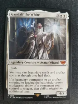 MTG Gandalf, The White Lotr Lord of the Rings: Tales of Middle-earth 19 Regular - Image 1