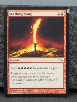 HP - Seething Song - Mirrodin - Magic The Gathering Heavily Played English MTG - Image 1