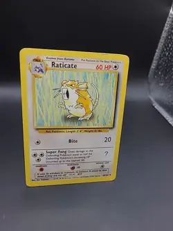 Pokemon TCG Raticate Base Set, Uncommon Card 40/102 MP - Image 2