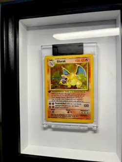 Pokemon Karte Glurak 1.Edition Base Set 4/102 Rare Charizard - Image 2