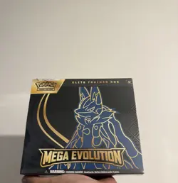 Pokemon TCG Mega Evolution Elite Trainer Box Lucario ETB New & Sealed! In hand! - Image 1
