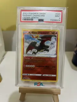 Pokemon Crown Zenith - RADIANT CHARIZARD - 020/159 - PSA 9 - Image 1