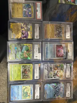 Pokemon- Graded Slab Lot ( 9 Slabs ) 636996769739 - Image 1