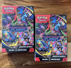 Phantasmal Flames Booster Bundle Pokemon TCG Sealed Box IN HAND - Lot of 2 - Image 1
