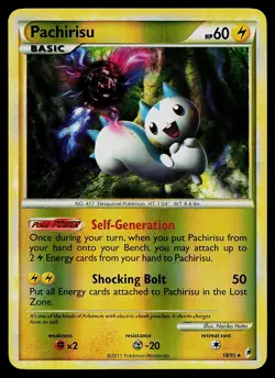 Pokemon Card - Pachirisu Call of Legends 18/95 Holo Rare Reverse Holo - Image 1