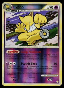 Pokemon Card - Hypno HeartGold SoulSilver 23/123 Reverse Holo - Image 1
