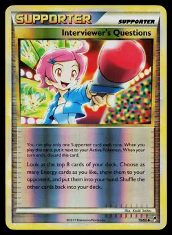 Pokemon Card - Interviewer's Questions Call of Legends 79/95 Reverse Holo - Image 1