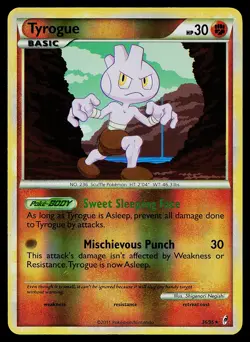 Pokemon Card - Tyrogue Call of Legends 36/95 Rare Reverse Holo - Image 1
