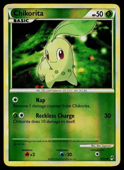Pokemon Card - Chikorita Call of Legends 53/95 Reverse Holo - Image 1
