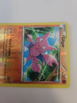 Pokemon TCG Gligar Phantom Forces 46/119 Reverse Holo Common Fighting - Image 3