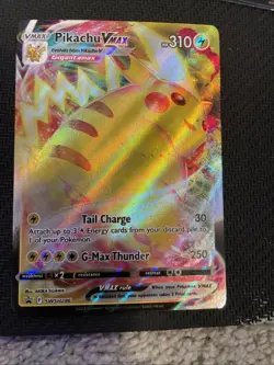 Pokemon TCG Pikachu VMAX SWSH Black Star Promos SWSH286 Holo Promo - Image 1