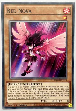 DLCS-EN113 Red Nova - Common 1st Edition Near Mint YuGiOh Card - Image 1