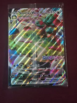 Card & Binder Gamestop Pokemon Sword & Shield Snorlax VMAX Oversized Jumbo Card - Image 4