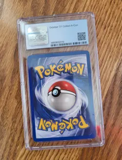 Pokemon Trader CGC 10 Pristine 1999 Pokemon Base Set 77/102 Unlimited Card ENG - Image 2