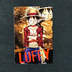 S0475 Luffy 001 One Piece Memorial Log Card Bandai - Image 1