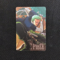 S0985 Roronoa Zoro 003 One Piece Memorial Log Card Japanese Bandai 2011 - Image 1