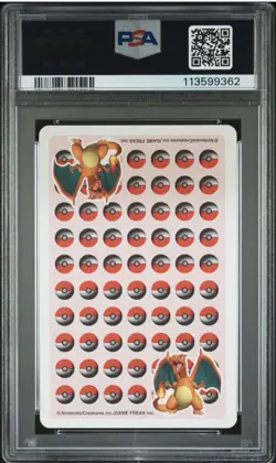 1998 POKEMON STADIUM RED VERSION PLAYING CARDS JACK OF CLUBS MACHOP PSA 10 - Image 2