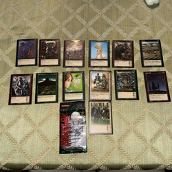 Berserk TCG Konami Trading Card Game BK 2 Card Lot 13 cards & empty pack wrapper - Image 1