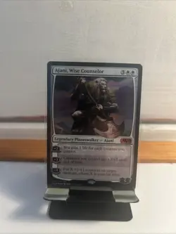 AJANI WISE COUNSELOR Legendary Planeswalker Mythic M19 Magic The Gathering Foil - Image 1