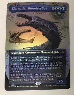 Eluge, the Shoreless Sea (Borderless) Bloomburrow Foil - Image 1