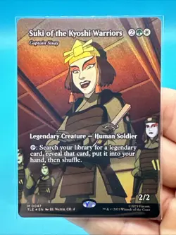Suki Of The Kyoshi Warriors 47 -MTG Avatar: The Last Airbender - Borderless FOIL - Image 3