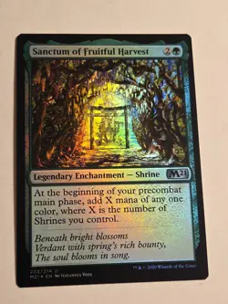 Sanctum of Fruitful Harvest FOIL X1 M21 MTG Core Set 2021 - Image 1