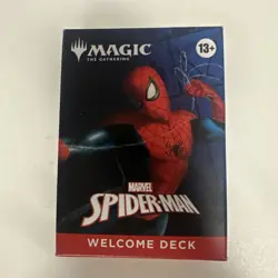 2025 NYCC Magic The Gathering Spider Man - White Starter Welcome Deck Box - New - Image 1