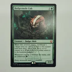 Magic The Gathering TCG Badgermole Cub - Avatar: The Last Airbender - Image 1