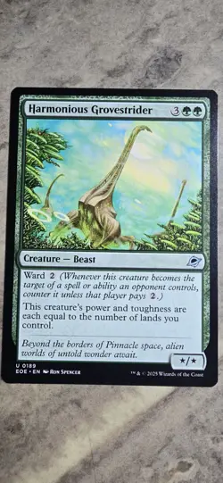 Harmonious Grovestrider Edge of Eternities Regular Creature Uncommon MTG NM - Image 1