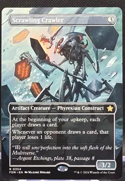Scrawling Crawler #354 Foundations Borderless Regular Rare - Image 1