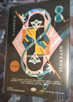 Narset's Reversal Halo Foil Secret Lair Encyclopedia Mtg Magic NM - Image 1
