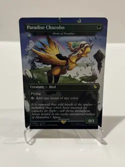 Paradise Chocobo - Birds of Paradise (Borderless) Commander: Final Fantasy Foil - Image 1