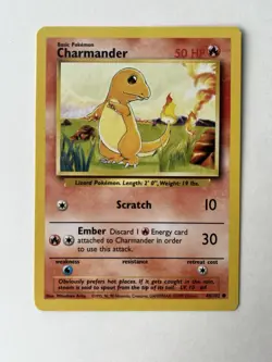 Pokemon Charmander 46/102 Base Set Common 1999 Wizards - Image 1