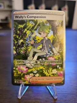 Wally's Compassion 186/132 Pokemon Mega Evolution SIR Near Mint - Image 1