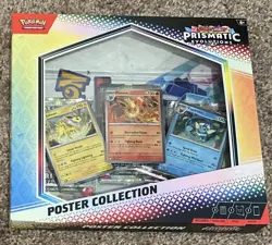 Pokemon TCG Scarlet & Violet Prismatic Evolutions Poster Collection Box - Sealed - Image 1