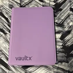 Vault X Pastel Purple 9-Pocket Trading Card Binder - Never Used (No Box) - Image 1