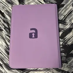 Vault X Pastel Purple 9-Pocket Trading Card Binder - Never Used (No Box) - Image 2