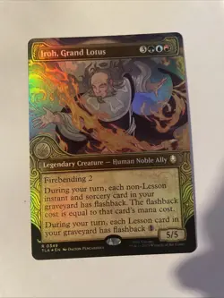 IROH, GRAND LOTUS (SHOWCASE) X4 Avatar: The Last Airbender TLA Magic MTG CARD - Image 1