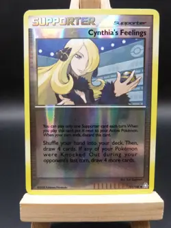 Pokemon Reverse Foil Card - Cynthia's Feelings 131/146 (Legends Awakened) - Image 1