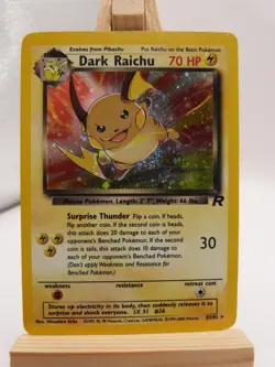 Pokemon Holo Secret Rare Card - Dark Raichu 83/82 (Team Rockets Set) - Image 1