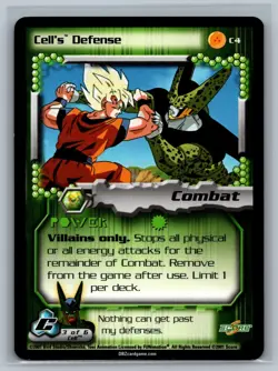 Dragon Ball Z CCG Cell's Defense #C4 Promo Card TCG Androids Saga - Image 1